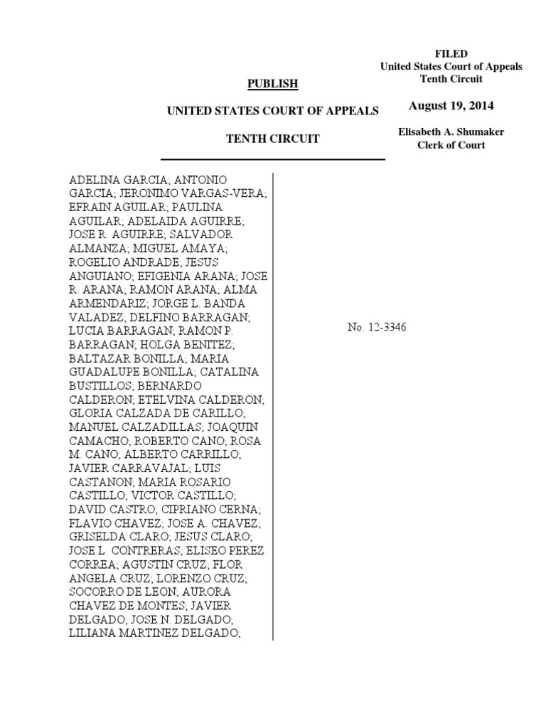 Garcia v. Tyson Foods, 10th Cir.