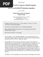 United States v. Gary Lynn Harmon, 486 F.2d 363, 10th Cir. (1973)