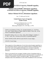 United States v. Michael McLemore United States of America v. Robert Michael Sugg, 573 F.2d 1154, 10th Cir. (1978)