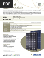 Hyundai 285W Solar Panel