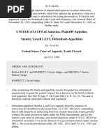 United States v. Stanley Lavell Levi, 83 F.3d 434, 10th Cir. (1996)