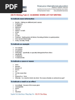 [IELTS Writing Task 2] Academic Word Lists