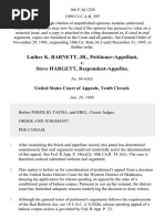 Luther K. Barnett, Jr. v. Steve Hargett, 166 F.3d 1220, 10th Cir. (1999)