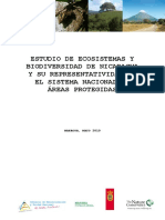 Estudio de Ecosistemas y Biodiversidad de Nicaragua y Su Representatividad en El Sistema Nacional de Areas Protegidas