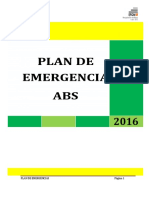 Plan de Emergencias 2016 - Colegio Andino Bilingüe