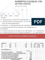 Diseño de Pavimentos Flexibles Con Factor Costos