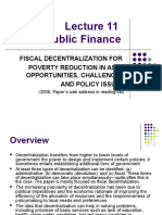 Lecture - Fiscal Decentralization
