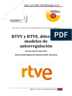 RTVV y RTVE, diferentes modelos de autorregulación