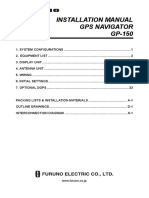 Furuno GPSNavigatorGP-150 IM PDF