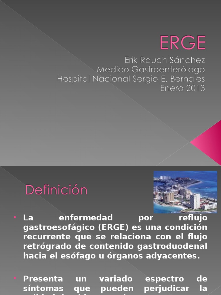 Diagnóstico y Tratamiento de ERGE | PDF