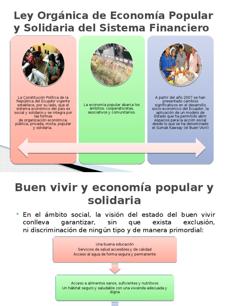 Ley de Economía Popular y Solidaria 2024 | PDF | Sector terciario de la ...