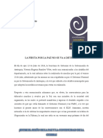 La Fiesta Por La Paz No Se Va A Detener-Comunicado Nodo Cooeuropa PDF