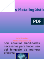 Habilidades Metalinguisticas