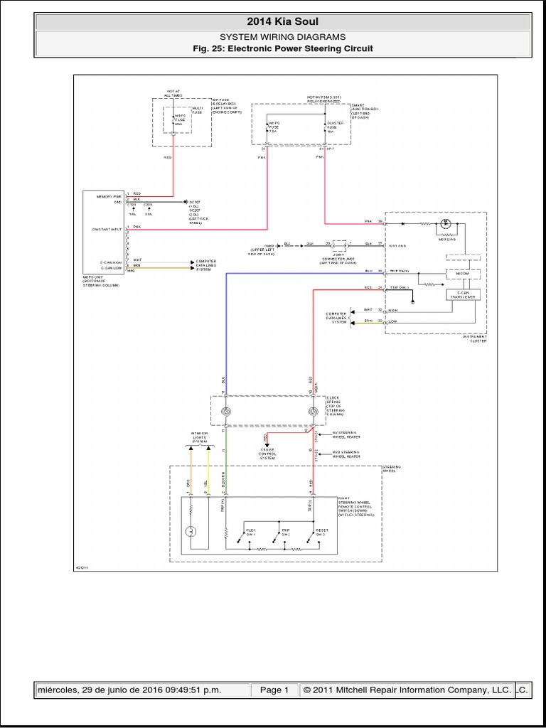 2014 Kia Soul 2014 Kia Soul: System Wiring Diagrams System Wiring
