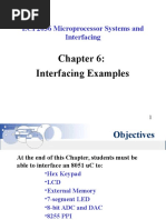 Interfacing Examples: ECP2036 Microprocessor Systems and Interfacing