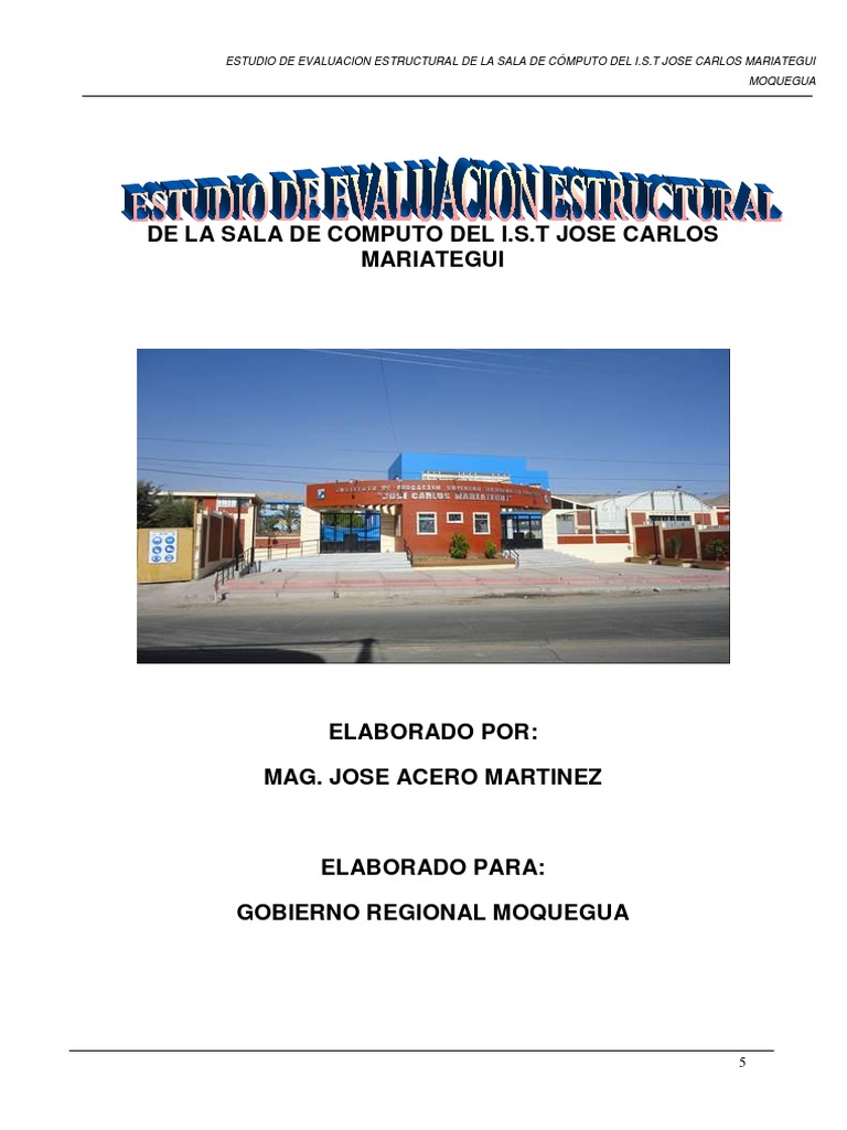 Evaluacion de Estructural Ist JCM | PDF | Acero | Hormigón