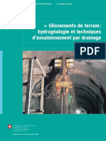 Glissements de Terrain - Hydrogéologie Et Techniques D'assainissement Par Drainage