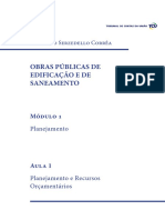 Obras Publicas Edificacao Saneamento Modulo1 Aula1