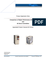 Product Application Note: Comparison of Higher Performance AC Drives and AC Servo Controllers