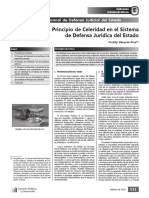 Principio de Celeridad en la Defensa Jurídica del Estado