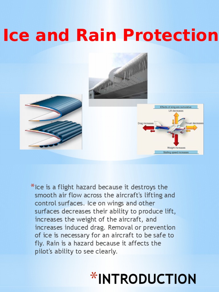 Ice and Rain Protection PDF Frost Ice