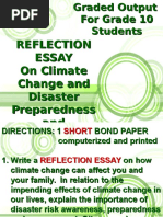 reflective essay - climate of change