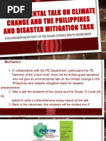 environmental talk on climate change in the philippines