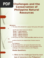 challenges and the conservation of philippine resources