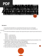 resources and scarcity