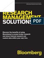 Research Management Solutions Buyside