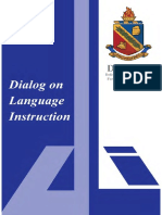 Dialog On Language Instruction Vol 26 No. 1 (2016)