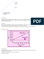 Cvp Analysis