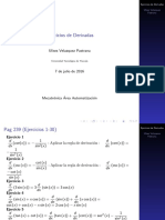 Ejercicios Derivadas