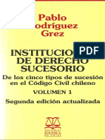Instituciones de Derecho Sucesorio - Pablo Rodriguez