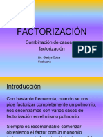 Factorización II Parte