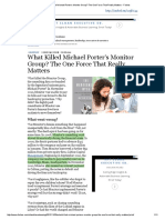 What Killed Michael Porter's Monitor Group - Forbes