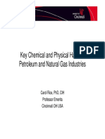 Key Chemical and Physical Hazards Petroleum and Natural Gas Industries