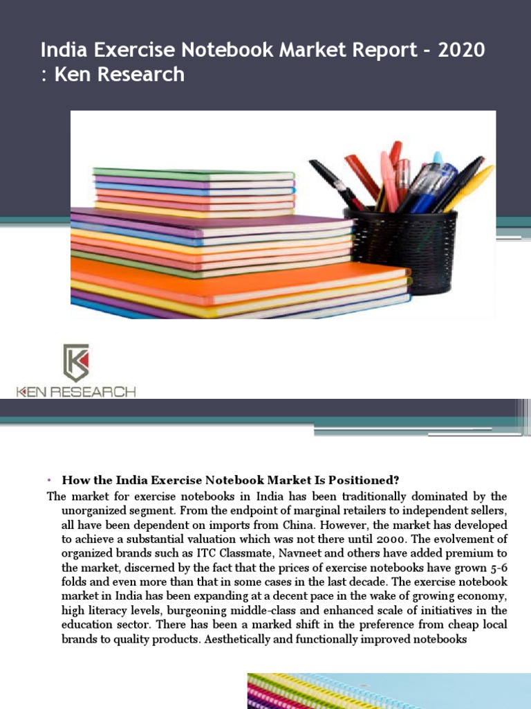 India Exercise Notebook Market Report 2020 Retail Exports
