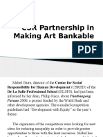 CSR Partnership in Making Art Bankable