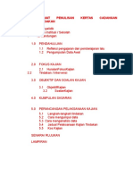 Panduan Format Penulisan Kertas Cadangan Penyelidikan Tindakan