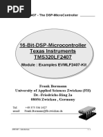 16-Bit-DSP-Microcontroller Texas Instruments TMS320LF2407: Module: Examples EVMLF2407-Kit