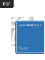 Assignment Task 1: Grace Levens 215061064