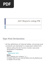 ALV Reports Using FM