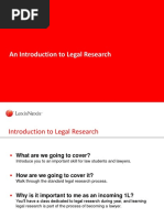 Legal Research