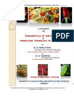 Fundamentals of Horticulture and Production Technology of Fruit Crops