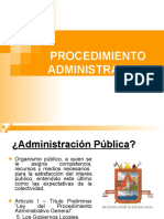 Incio Del Procedimiento Adminsitrativo