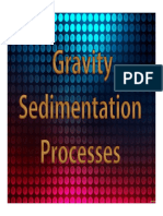 Topic 06 Gravity Sedimentation 