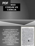 Senso Comum vs Ciência vd