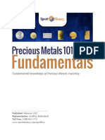 Precious Metals 101 Fundamentals