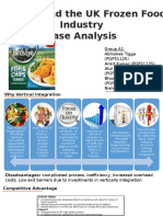 Birds Eye and The UK Frozen Foods Industry Case Analysis